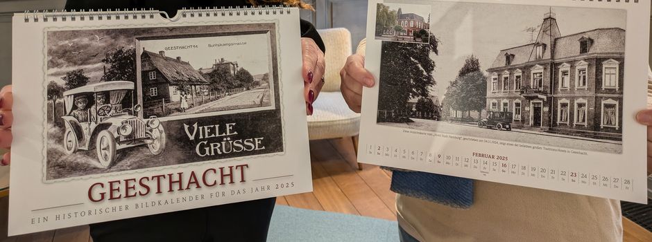 Viele Grüße aus Geesthacht: Der historische Kalender 2025 ist da