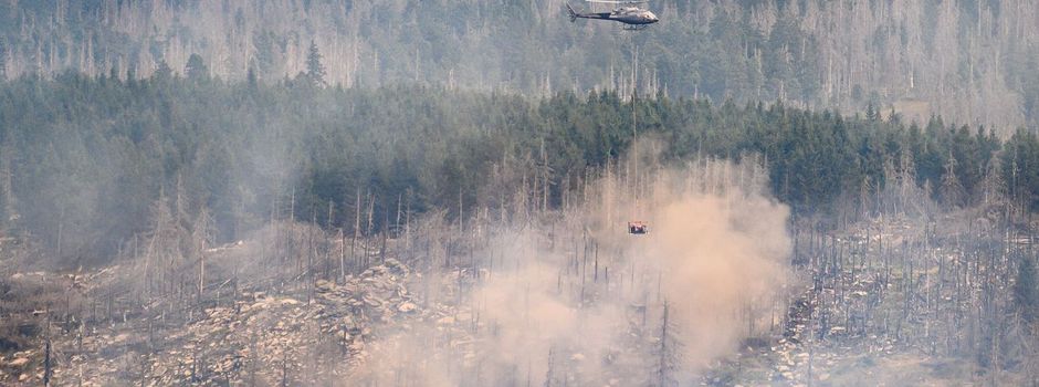 Feuer am Brocken - Hoffen auf Regen im Harz