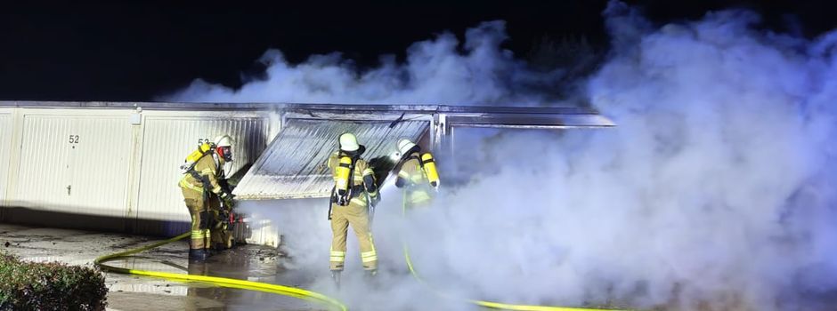 Garagenbrand im Musikerviertel