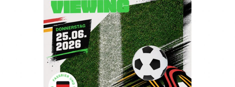 ⚽ Public Viewing zur Fußball-WM 2026 im Sportheim ⚽️