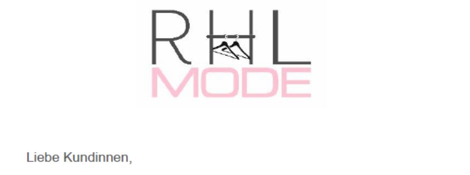 RHL Mode Öffnungszeiten Oktober