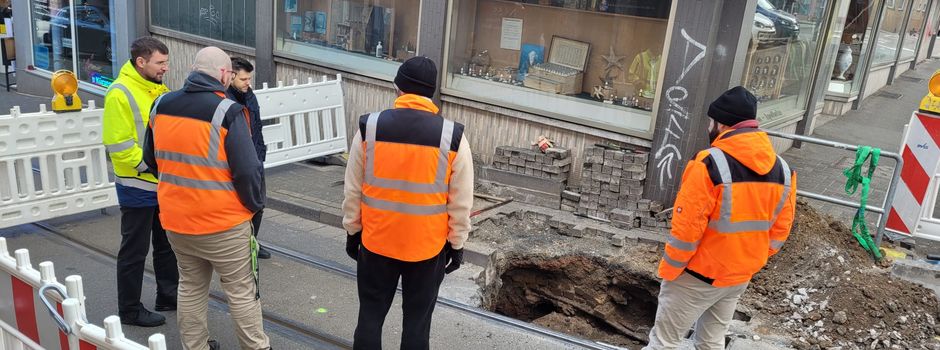 Straßeneinbruch in Mainz: Gaustraße bis auf Weiteres gesperrt