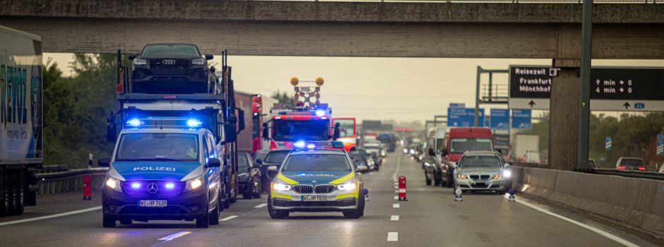 Schwerer Lkw-Unfall auf der A3