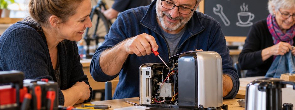 Bis zu 3.000 Euro für bestehende Repair-Cafés oder ähnliche Initiativen 
