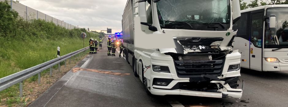 Zwei Verletzte bei Unfall auf A3