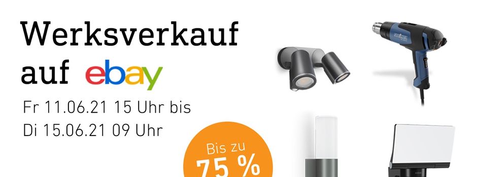 Anzeige: Steinel-Werksverkauf auf ebay