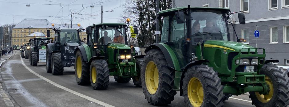 Bauernproteste: Das planen die Landwirte in Augsburg