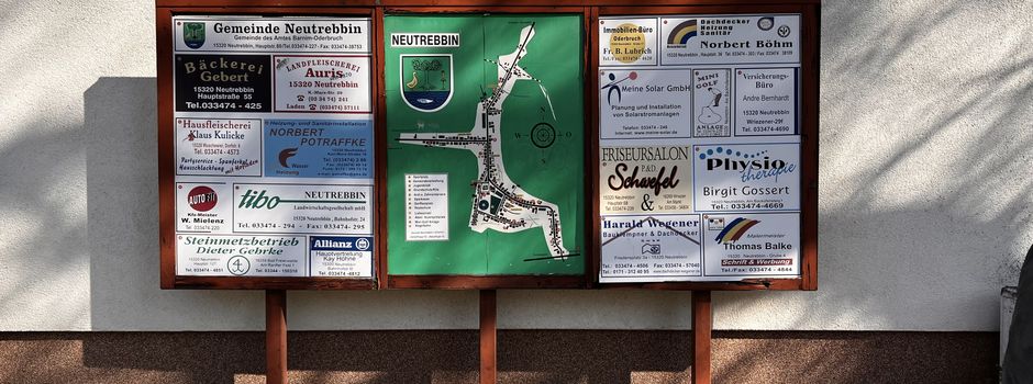 Freie Werbeflächen für Gewerbetreibende