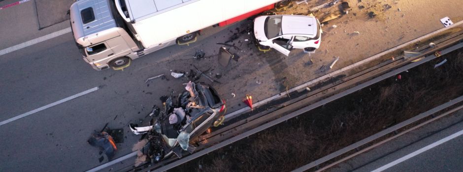 Schwerer Unfall auf der A61