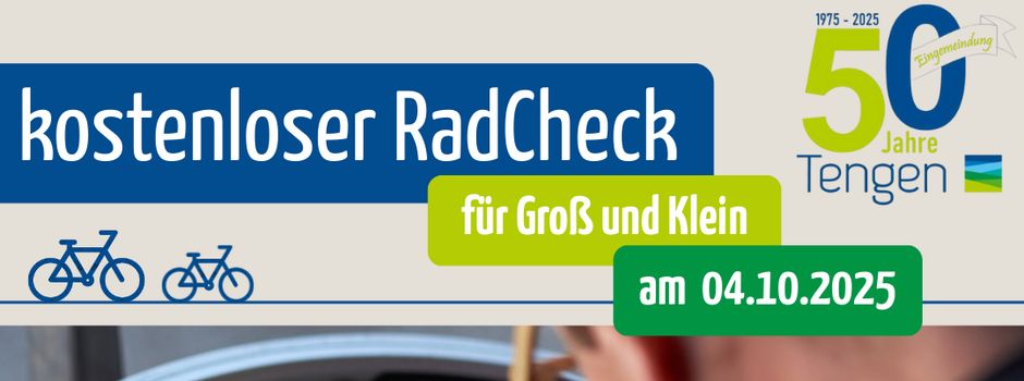 Kostenloser Radcheck für Groß und Klein am 4. Oktober 2025