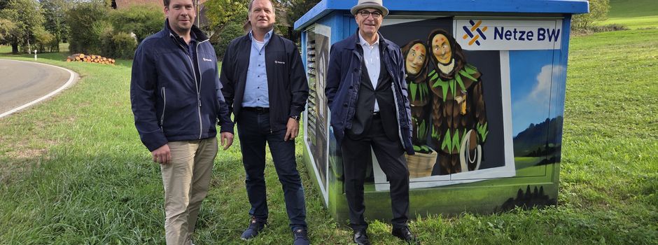 Volle Sprühkraft voraus: Elzachs Heimatmotive stehen unter Strom
