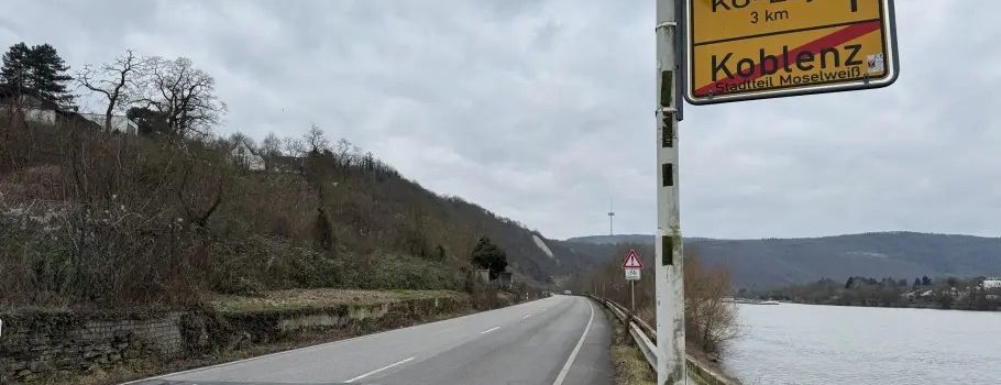 B49 bei Koblenz: Ausbau bringt Radfahrer in Sicherheit