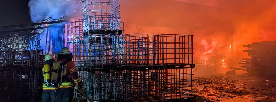 Großbrand auf Herboldshof