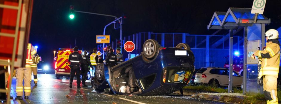 Mann nach Unfall bei Mainz-Lerchenberg schwer verletzt