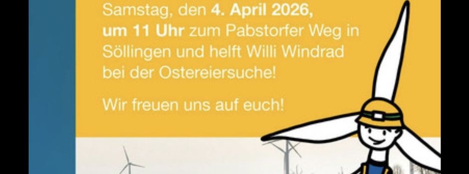Ostereiersuche mit Willi Windrad