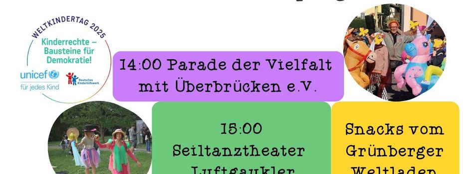 Weltkindertag 2025 in Grünberg – „Bausteine für Demokratie“