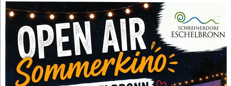 🎬 Open-Air-Kino in Eschelbronn! 🍿✨