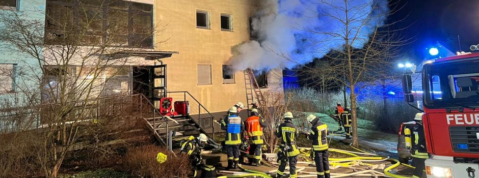 Frau (70) stirbt bei Wohnungsbrand