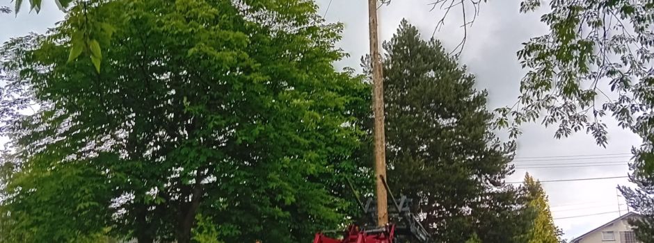 Der Baum steht! Die Kirmes ist eröffnet!