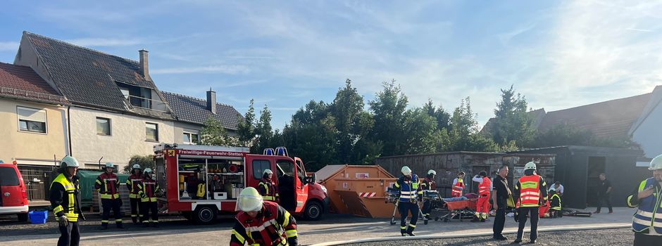 Realistische Einsatzübung der Ausrückegemeinschaft Stetten, Ilbesheim und Gauersheim