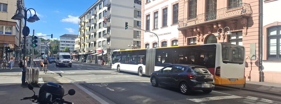 Busse in Mainz fahren wieder durch die Große Bleiche