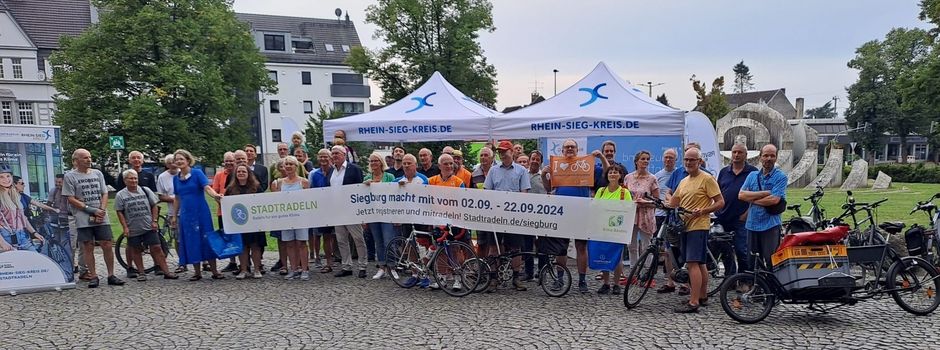 ADFC eröffnet Stadtradeln mit Radtour nach Siegburg