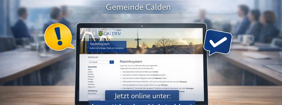 📣 Neuer Auftritt des Ratsinformationssystems