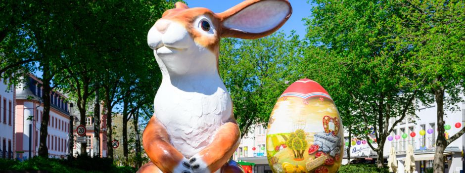 Oster-Landschaft am Schillerplatz soll Kunden in die Mainzer City locken