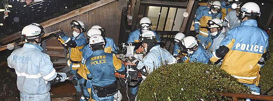 Nach Beben in Japan: Über 90 Jahre alte Frau gerettet