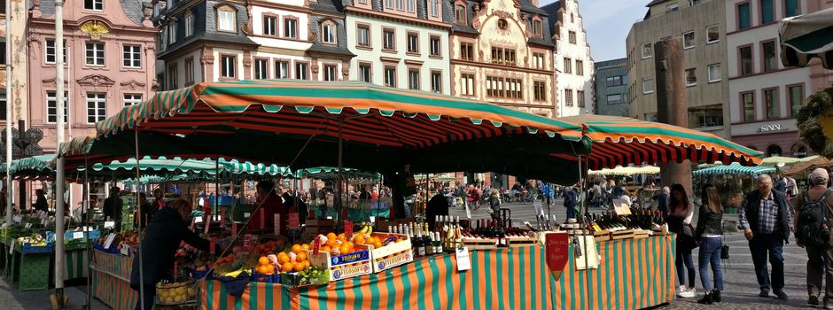 Weiterhin erweiterte Maskenpflicht auf den Mainzer Wochenmärkten
