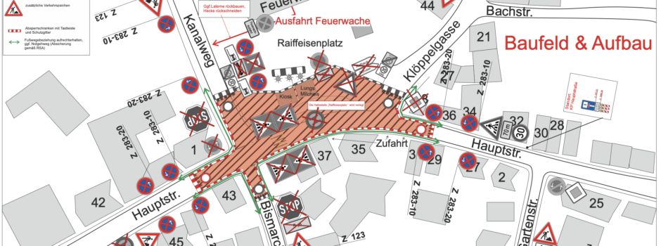 Vollsperrung Hauptstraße kommt