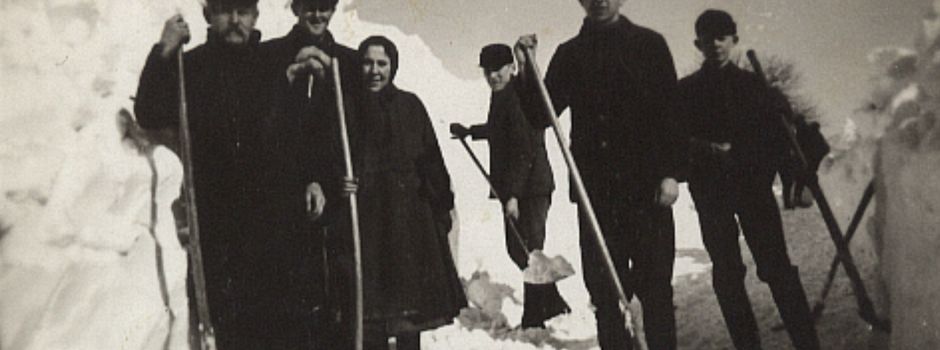 Schnipsel aus der Ortsgeschichte: Viel Schnee