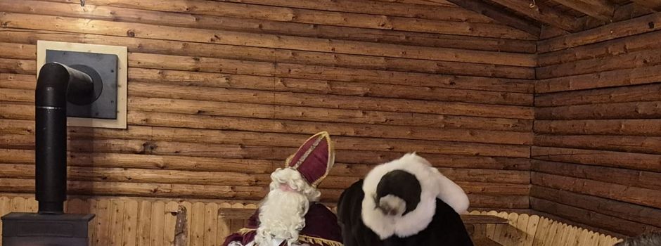 Der Nikolaus beschenkte die Kinder in Marzhausen