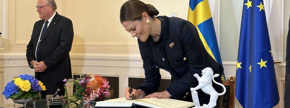 So lief der Besuch von Schweden-Prinzessin Victoria in Wiesbaden