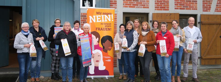 Zeichen gegen Gewalt setzen