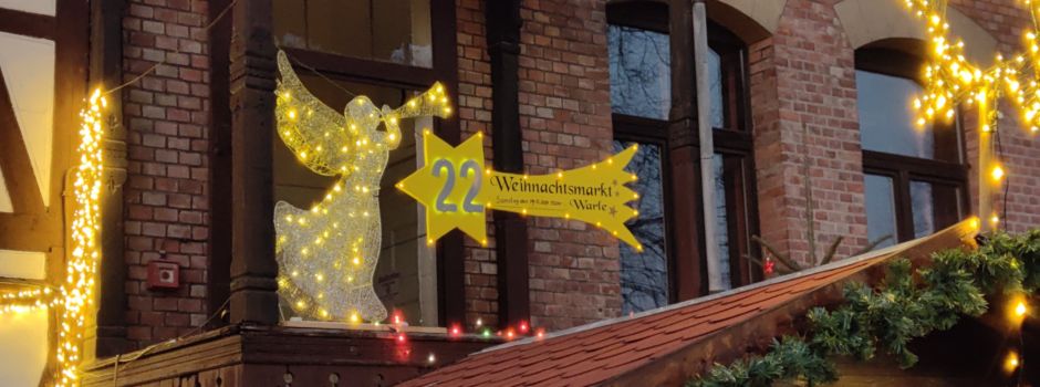Weihnachtliche Stimmung beim 22. Warler Weihnachtsmarkt