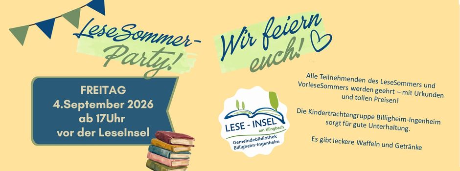 Abschlussparty Vor-/Lesesommer