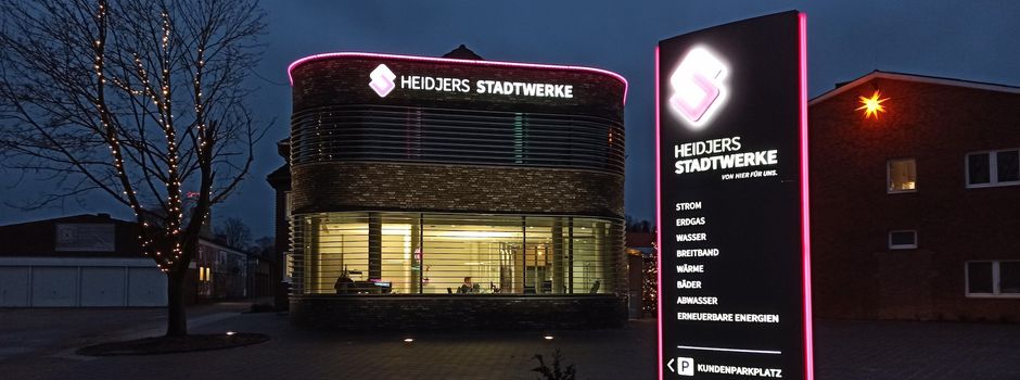Heidjers Stadtwerke: Öffnungszeiten „zwischen den Jahren“
