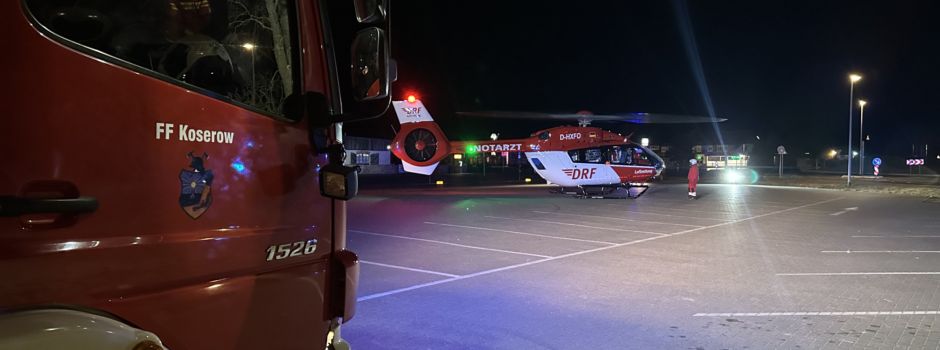 Einsatz freiwillige Feuerwehr Koserow