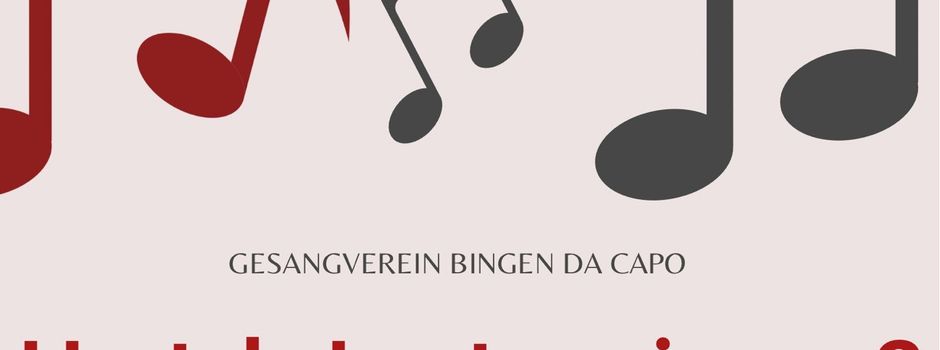 Du hast Lust zu singen?