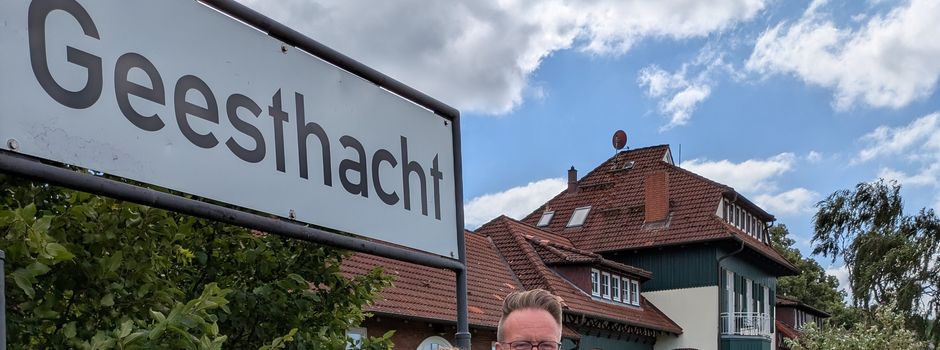 Minister Madsen in Geesthacht: "Wir wollen die Schienenanbindung unbedingt"