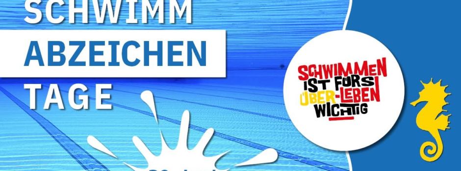 Schwimmabzeichen ablegen!