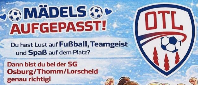 ⚽ Mädels aufgepasst! ⚽