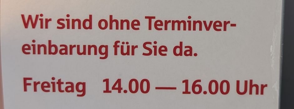 Neue Öffnungszeiten bei der Sparkasse Illschwang ab April 2026