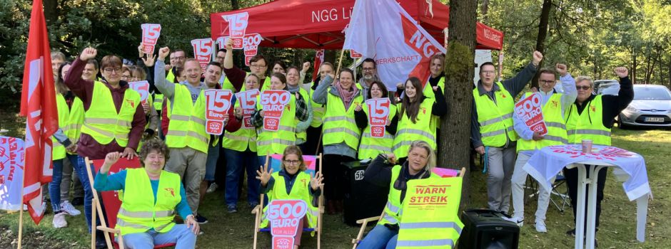 Zweiter Warnstreik in Bispingen