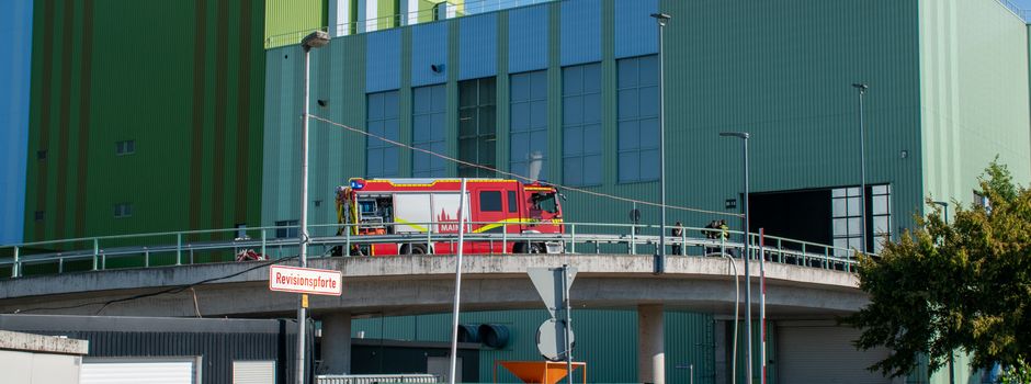 Gasflasche löst Brand in Mainzer Müllheizkraftwerk aus