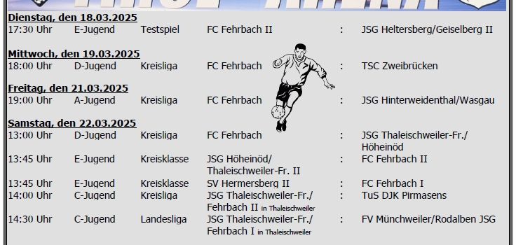 Wochenprogramm beim FCF