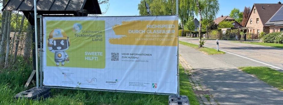Ausbau des kommunalen Glasfasernetzes der Stadtwerke Tecklenburger Land startet - auch Lotte ist dabei