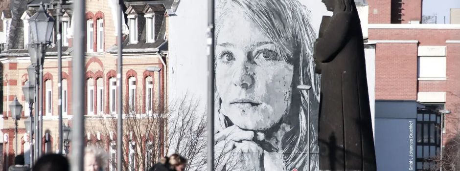 Street-Art-Projekt: Koblenzer Brücke wird zur riesigen Leinwand