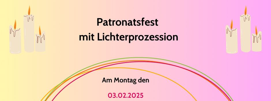 Patronatsfest mit Lichterprozession